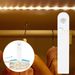 Weiß PIR Motion Sensor LED Streifen Licht Batterie Powered Treppen Schrank Schrank UK_voghion.com