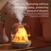 Umidificatore Volcano, diffusore di aromaterapia USB con grande emissione di nebbia e luce a 7 colori per la camera da letto_voghion.com