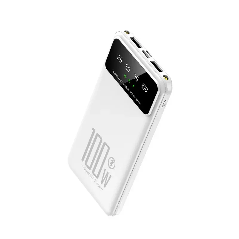 Portable 100W Ultra-fast Charging With LED Light 30000mAh High-performance Power Bank Digital Display For IPhone Huawei_voghion.com