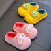 Pantofole invernali per bambini - Pantofole da casa antiscivolo, calde e foderate in pile per bambini e bambine, resistenti all'acqua e calde, pantofole unisex per bambini piccoli_voghion.com