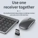 Mouse Bluetooth 5.0 2.4G Combo Rechargeable Full Size Wireless Keyboard For Notebook Laptop Tablet IPad PC_voghion.com