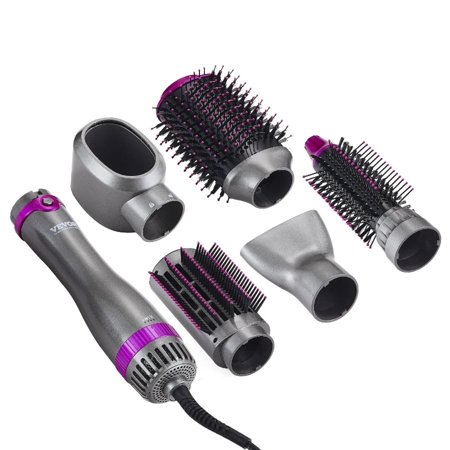 Styler Ion Brush Curling Asciugacapelli Capelli Migliorati Per Capelli Negativi 5 in 1 Caldo_voghion.com