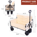 Camping Seat Multi-Use Shopping Camp Foldable Picnic Outdoor Fishing Cart_voghion.com