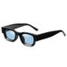 Retro Rectangle Polarized Designer Sunglasses Women Men Vintage Fashion Square Thick Frame Glasses Custom Shades_voghion.com