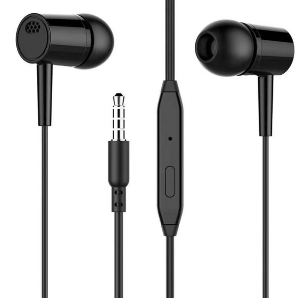 3,5 mm In-Ear-Steuerung Sport-Headset Kabelgebundene Kopfhörer für Computer_voghion.com
