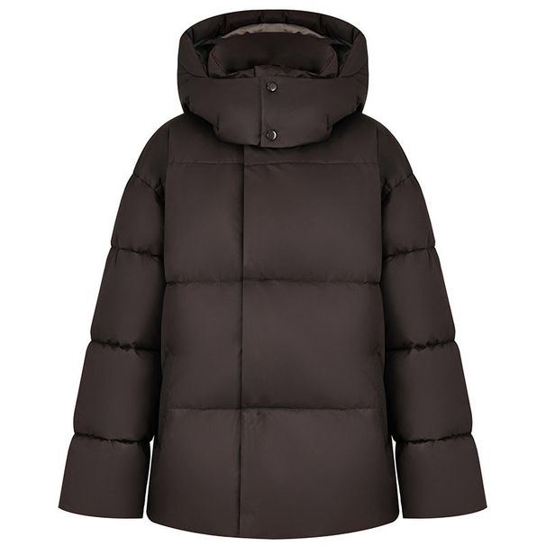Women's Loose Fit Winter Padded Coat With Stylish Design, Burgundy & Brown Options, Comfortable Polyester Shell_voghion.com