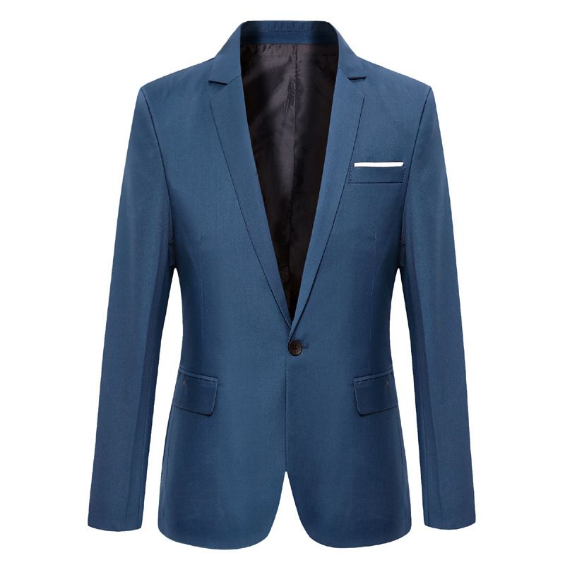 Casual men's comfortable single suit, slim fit, non ironing top, jacket, multiple colors available_voghion.com