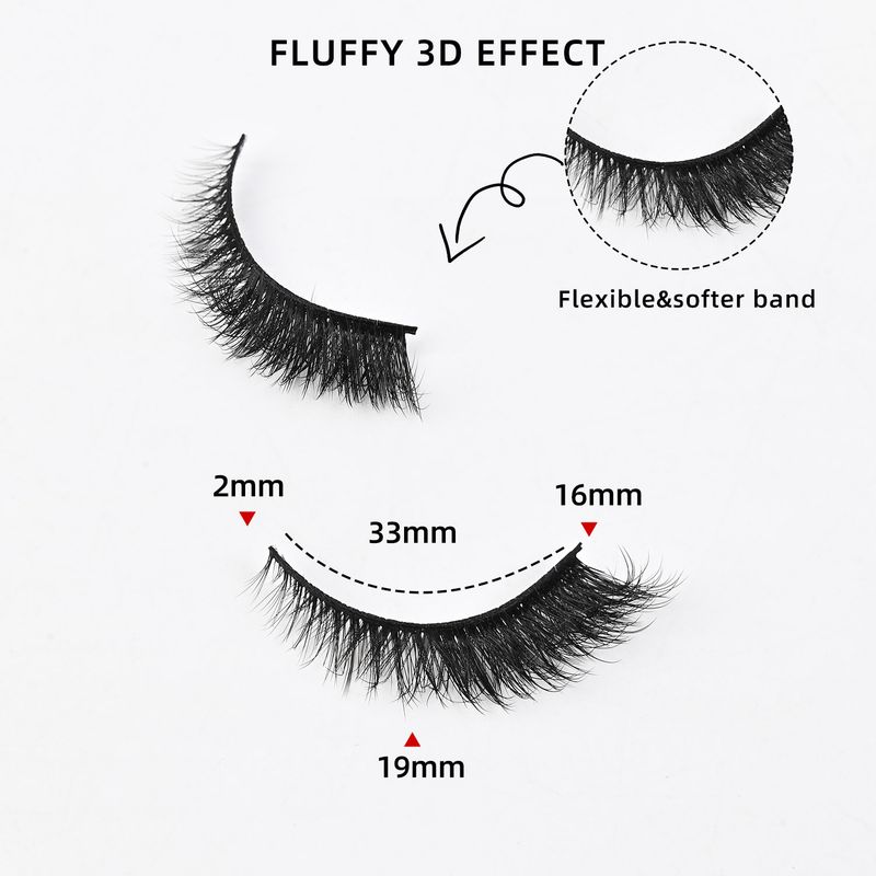 Eyelashes Set Cat Eye Thick Eyelashes 10 Pairs Of Simulation False Eyelashes Natural Curling Eyelashes_voghion.com
