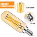 Ampoule à filament LED T25 - Culot E12 Edison Vintage, bicolore (ambre 2 200 K et blanc chaud 2 700 K), intensité variable, verre incassable_voghion.com
