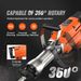 VEVOR Demolition Jack Hammer Concrete Breaker 2200W Electric Hammer 6 Chisel Bits_voghion.com
