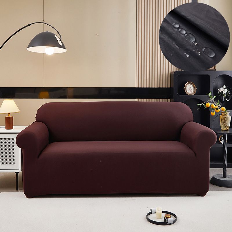 Simple Solid Color Waterproof Sofa Cover Elastic Dust Cover Cloth Anti Cat Scratching And Urine Proof Sofa Towel Sofa Protective Cover_voghion.com