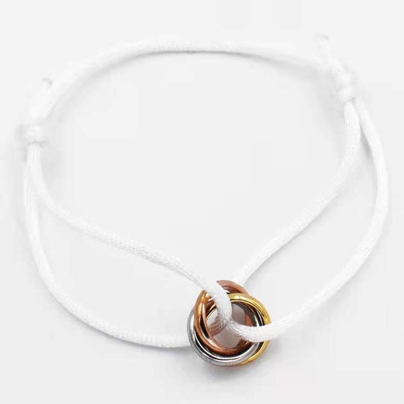 Womens bracelet gold bracelets femme Stainless Steel thread rope designer Knot bracele man sier jewelry bravelet women_voghion.com