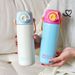Tazza doppia anti-caduta portatile, isolata per alimenti, per studenti, con aspetto rimbalzante, regalo per ragazze_voghion.com
