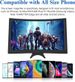 12" Curved Magnifier 3D HD Magnifying Projector Screen Enlarger Cell For Movies Video Foldable Phone Stand Holder_voghion.com
