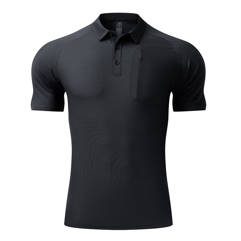 Herenkleding Ice Sense poloshirt met korte mouwen, snel drogend sportshirt, outdoorsportfitnesstop_voghion.com