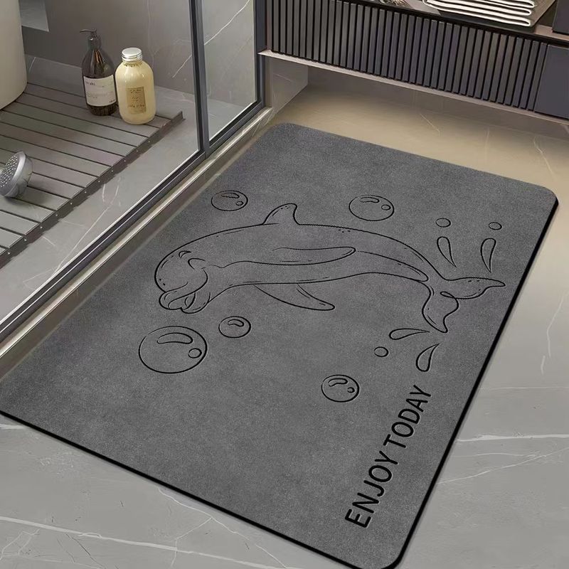 New Diatomaceous Earth Floor Mat Carpet Non-Slip Multi-Functional Quick-Dry Simple Modern Design For Bathroom Living_voghion.com