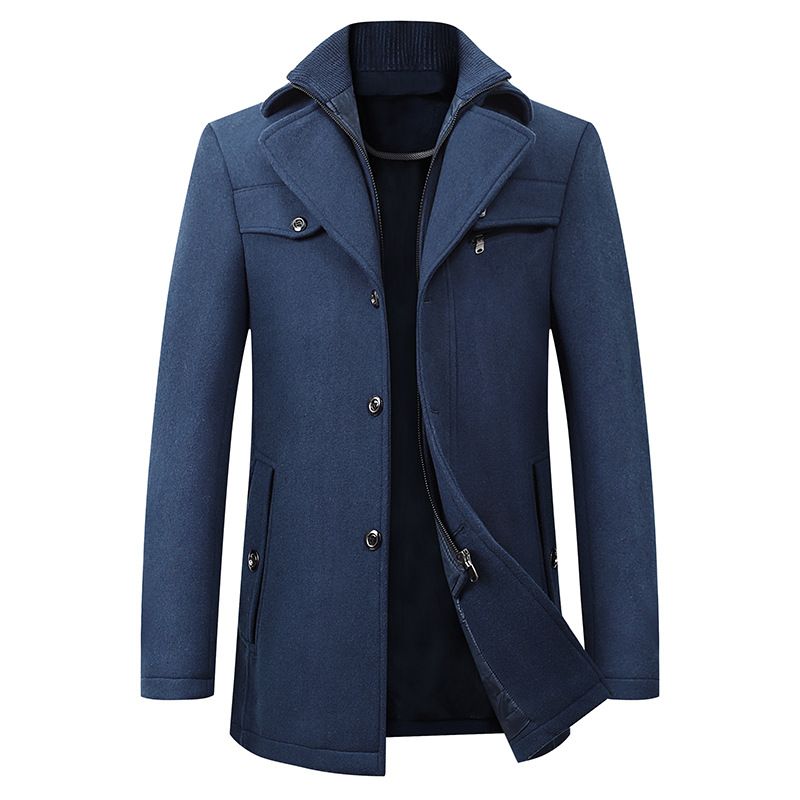 CT 2025 New Woolen Business Casual Fashion Thickened Warm Oversized Men's Trendy Trench Coat_voghion.com