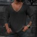 2023 New Long Sleeve V-Neck Knit Men's Sweater_voghion.com