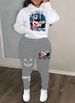 casual color matching hooded sweatshirt suit XOOTEF mother-printed sweatshirt and sweatpants suit_voghion.com