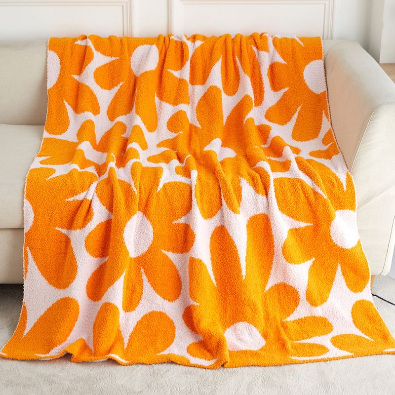 A-Class Quality Gift Saint Valentine's Day Knitted Ultra fine Fiber Half Edge Plush Blanket_voghion.com