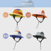Cappello da pescatore coreano Sanya, estivo, da uomo, colorato, resistente all'acqua, per la spiaggia, da donna_voghion.com
