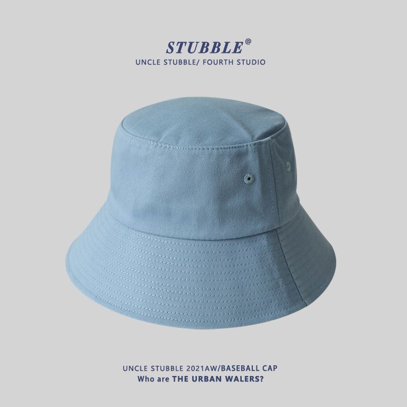 Japanese Solid Color Fisherman Hat - Oversized Brim Sun Hat For Large Head (UPF50+ UV Protection, Unisex Summer Hat)_voghion.com