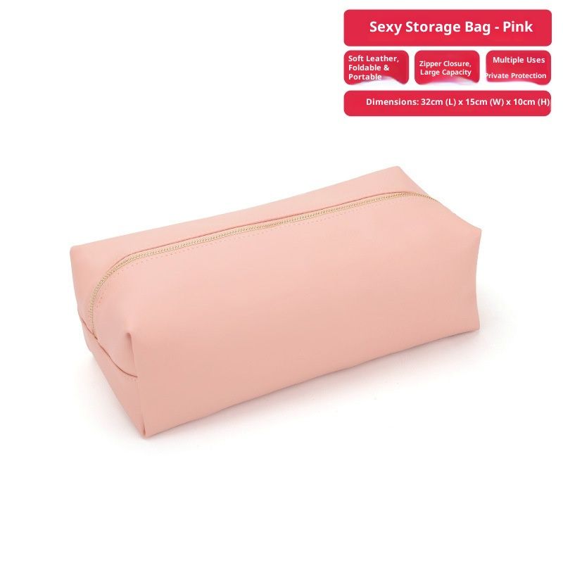 LuvBox in magazzino all'ingrosso PU giocattolo portatile antipolvere trucco sesso borsa portaoggetti con rilievo_voghion.com