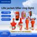 Marine Life Jacket Seawater Lifebuoy Dry Lithium Battery Self-Illuminating Floating Explosion-Proof Signal Light CCS_voghion.com
