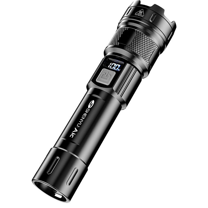 High Brightness Flashlight Portable Rechargeable Ultra Bright Outdoor Zoom Home Long Range Spotlight LED_voghion.com