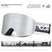 COPOZZ Ski Glasses Magnetic Suction Double-layer Anti-fog Ski Goggles Men's And Women's Cylindrical Cards Myopia Mountaineering Goggles Equipment_voghion.com