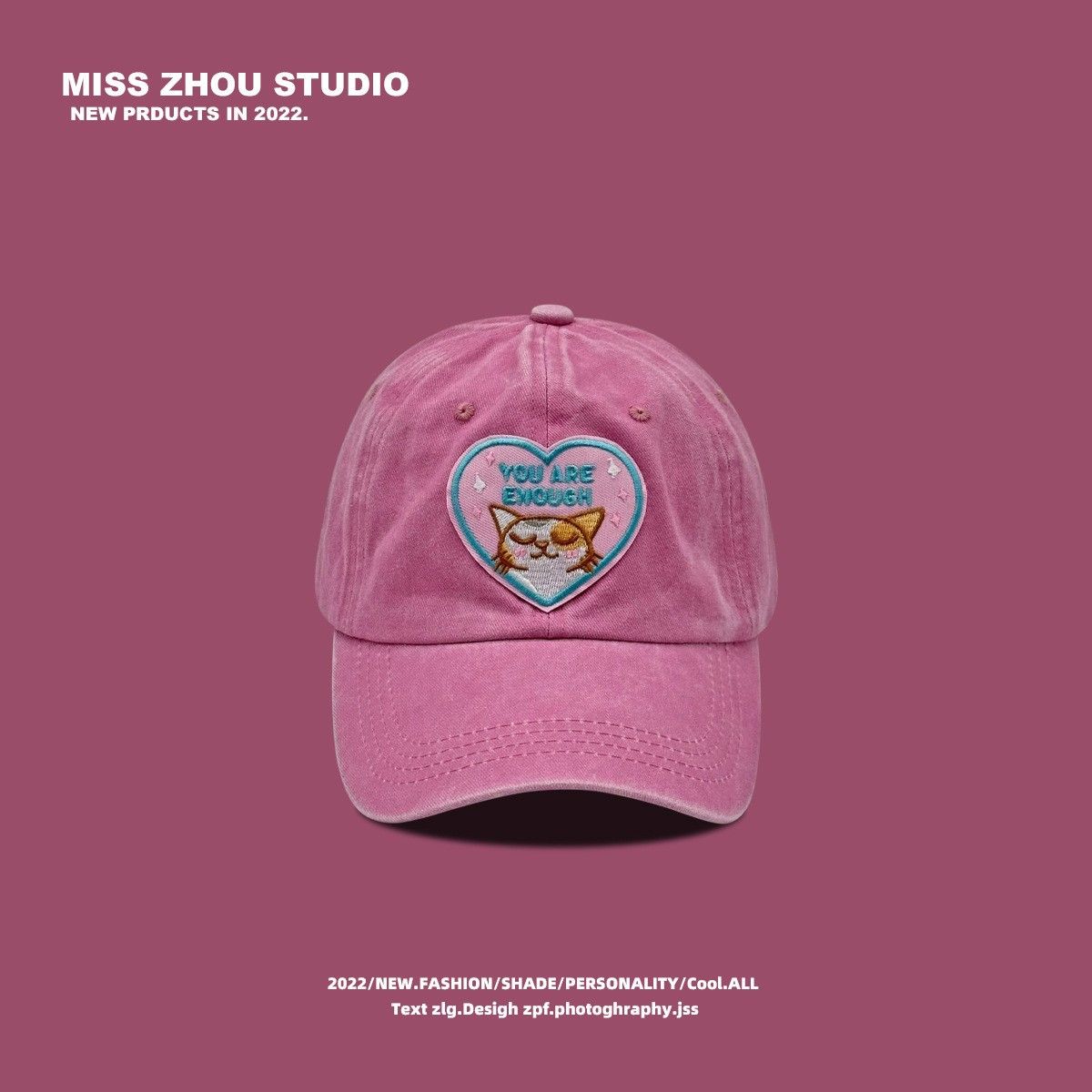 Ležerna oprana kapa sa starim medvjedom i naljepnicom, mekani top, slatka djevojačka bejzbolska kapa, unisex_voghion.com