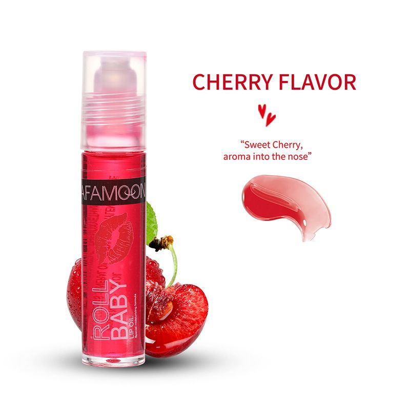 FAFAMOON Perlen-Lippenöl, feuchtigkeitsspendender Lippenstift, flüssig, feuchtigkeitsspendend, Ball-Mundöl, trockener Riss, farblos, transparent_voghion.com