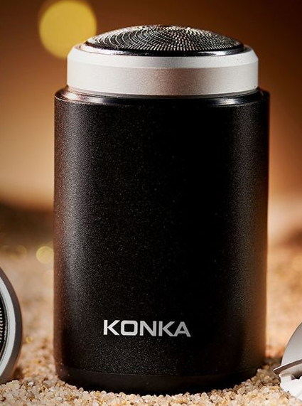 Konka Herren-Elektrorasierer, kleines Kraftpaket, keine Rückstände, abwaschbarer Kopf, tragbar, im Auto montierbar_voghion.com