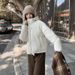 2024 New Live Streaming Student Thick Women's Short Stand Collar Bread Robe Cotton Jacket Autumn/Winter Loose Warm Coat_voghion.com