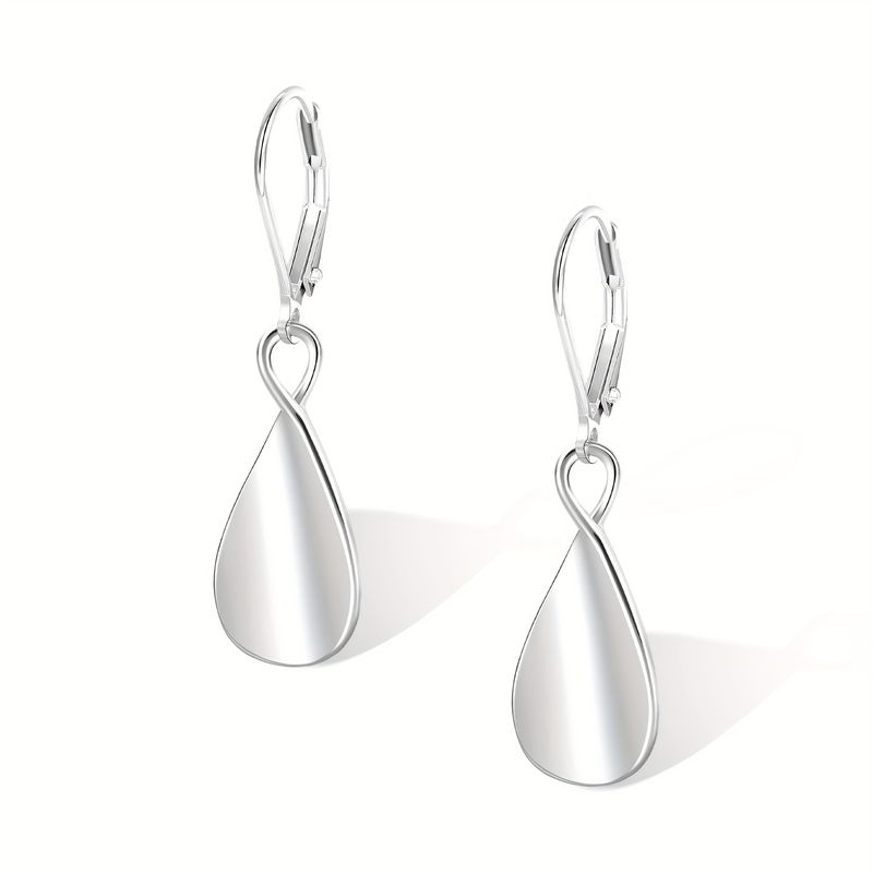 Orecchini pendenti a goccia in argento, orecchini da donna, orecchini a goccia antiallergici, regalo da donna_voghion.com
