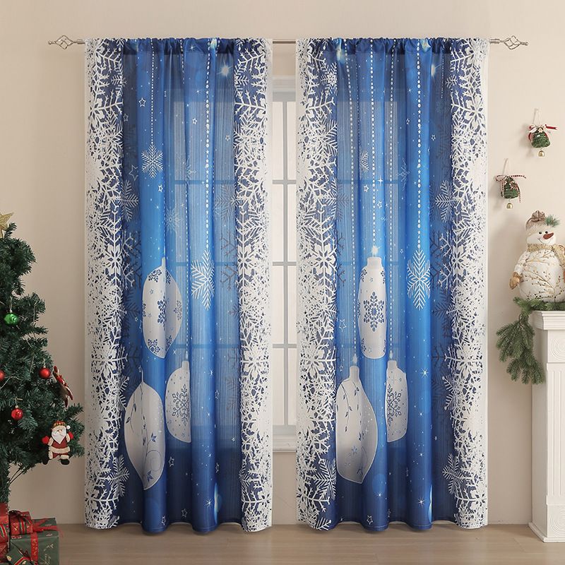 Full Blackout Curtains High End Environmentally Friendly Coating Small Fresh Curtains Floral Punching Labeling_voghion.com