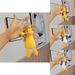 Duck Keychain Plush Adorable Cute Stuffed Animal Cartoon Bag Toy Gift Charm_voghion.com