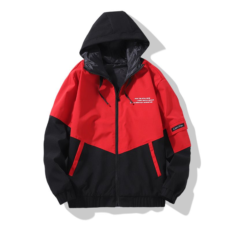 Männer Jacke 2023 Herbst Neue Mit Kapuze Mode Männer der Jugend Casual Lose Mode Jacke_voghion.com