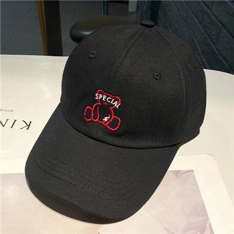 Casquette de baseball verte à visière blanche pour enfants, style dessin animé, printemps-été_voghion.com