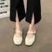 Xiaoxiang, scarpe Mary Jane francesi retrò primaverili e autunnali da donna, con gonna a testa piatta, scarpe singole leggere_voghion.com