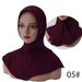 Moderno cappello hijab malese con cravatta a 3 bottoni – Elegante foulard per donna (copricapo musulmano traspirante e regolabile, design facile da indossare)_voghion.com