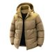 Removable Hooded Padded Jacket Men's And Women's Padded Jacket Loose Thickened Padded Jacket_voghion.com