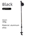 Two-Section Aluminum Alloy Double Board Snow Pole Multi-Functional Ski Portable Climbing Stick Shock-Absorbing Cane_voghion.com