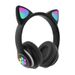 JST-28 Trådlösa Kattöron, Hörlurar, Stereo Musikhörlurar, Bluetooth Sport Gaming Headset Med Mikrofon För Mobil_voghion.com