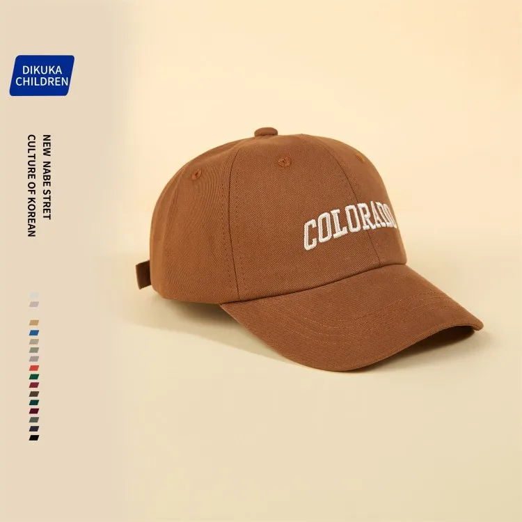 Children's hat spring and autumn fashion new ins boys and girls peaked cap big boy baby baseball cap_voghion.com