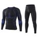 Men's Thermal Underwear Set, Seamless Compression Base Layer For Skiing & Training, Quick-Dry_voghion.com