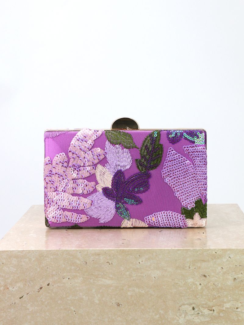 2025 Bestickte handgemachte Stickerei-Applikation im chinesischen Stil mit Pailletten, Nischen-Clutch, Abendtasche_voghion.com