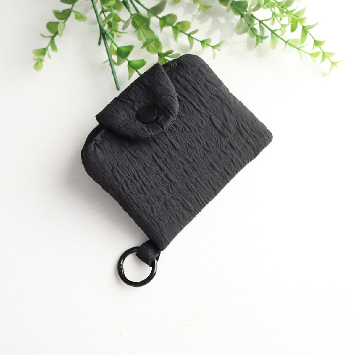 Portamonete portatile da donna, quotidiano, coordinato, in poliestere, porta carte, portachiavi, borsa da appendere alla moda di strada_voghion.com