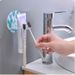 10Pcs Plastic Toothbrush Holder Toothpaste Storage Rack Shaver Wall-Mounted Organizer Hanging Set Bathroom Accessories_voghion.com