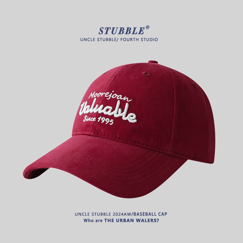 Nuovi cappelli da baseball per uomo e donna, marchio alla moda, originale, con lettera ricamata, berretto a becco d'anatra morbido in stile coreano, versatile per far sembrare il tuo viso piccolo._voghion.com